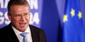Conference de presse de maros sefcovic a bruxelles