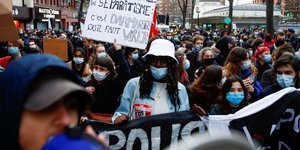 France: nouvelles manifestations contre la loi "securite globale"