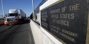 Frontière américaine entre les Etats-Unis et le Mexique