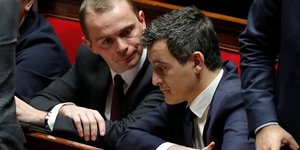 Gérald Darmanin et Olivier Dussopt