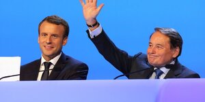 Issoudun, Laignel, Macron