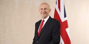 John Healey secrétaire d'Etat à la défense Grande-Bretagne