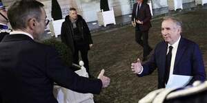 Le ministre de l’Intrieur Bruno Retailleau et le Premier ministre Francois Bayrou, le 14 dcembre,  Paris.