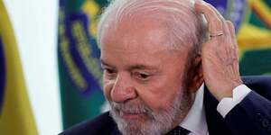 Le president bresilien luiz inacio lula da silva