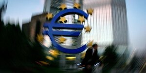 Le siege de la banque centrale europeenne a francfort