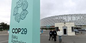 Le stade olympique de bakou, lieu de la conference des nations unies sur les changements climatiques cop29
