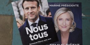 Macron tente de "verdir" son programme, premier meeting pour le pen