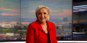 Marine le pen candidate aux legislatives dans le pas-de-calais