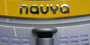 Navya presente son robot-taxi "autonom cab"