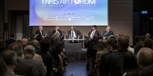 Paris Air Forum Coopérations européennes Dassault Aviation Airbus Helicopters DGA Sénat