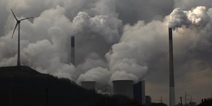 pollution, industrie, Europe, Allemagne, usine, centrale de production d'électricité, charbon, thermique, Scholven, E.ON, Gelsenkirchen,