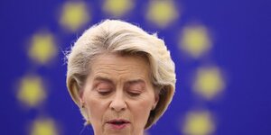 Ursula von der leyen s& 39 adresse aux legislateurs avant le vote pour choisir le prochain president de la commission europeenne