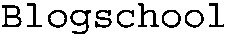 Blogschool_logo