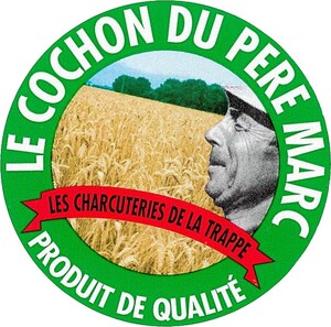 LE COCHON DU PERE MARC LES CHARCUTERIES DE LA TRAPPE PRODUIT DE QUALITÉ_logo