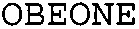 OBEONE_logo