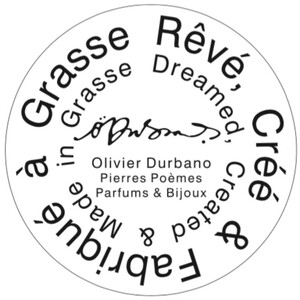 REVE, CREE & FABRIQUE A GRASSE DREAMED, CREATED & MADE IN GRASSE OLIVIER DURBANO PIERRES POEMES PARFUMS & BIJOUX_logo