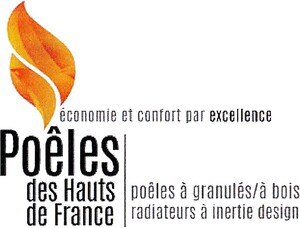 économie et confort par excellence Poêles des Hauts de France poêles à granulés/à bois radiateurs à inertie design_logo