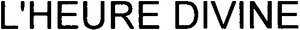 L'HEURE DIVINE_logo
