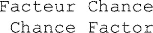 Facteur Chance Chance Factor_logo