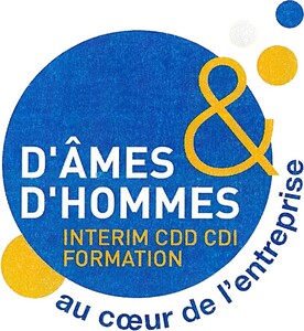 D'ÂMES & D'HOMMES INTERIM CDD CDI FORMATION au coeur de l'entreprise_logo