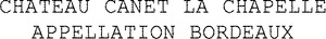 CHATEAU CANET LA CHAPELLE APPELLATION BORDEAUX_logo