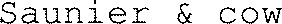 Saunier & cow_logo