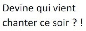 DEVINE QUI VIENT CHANTER CE SOIR ? !_logo