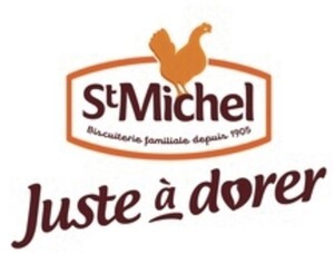 ST MICHEL BISCUITERIE FAMILIALE DEPUIS 1905 JUSTE A DORER_logo