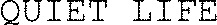 QUIET LIFE_logo