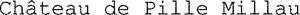Château de Pille Millau_logo