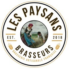 LES PAYSANS BRASSEURS EST. 2018 BRASSERIE ARTISANALE FRANCAISE_logo