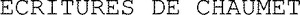 ECRITURES DE CHAUMET_logo
