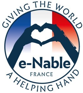 e-Nable FRANCE GIVING THE WORLD A HELPING HAND_logo