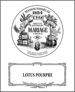 MAISON FONDEE EN 1854 THE QUALITE SUPERIEURE MARIAGE FRERES MF "LES MEILLEURS CRUS LA GRANDE TRADITION" LOTUS POURPRE_logo