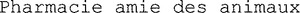 Pharmacie amie des animaux_logo