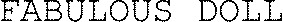FABULOUS DOLL_logo