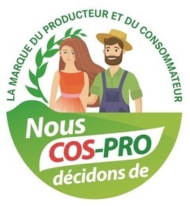 LA MARQUE DU PRODUCTEUR ET DU CONSOMMATEUR Nous COS-PRO décidons de_logo