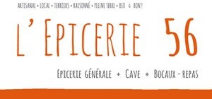 L'EPICERIE 56 EPICERIE GENERALE CAVE BOCAUX-REPAS ARTISANAL . LOCAL . TERROIRS . RAISONNE . PLEINE TERRE . BIO & BON_logo