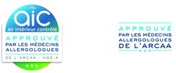 AIC air intérieur contrôlé APPROUVE PAR LES MEDECINS ALLERGOLOGUES DE L'ARCAA_logo