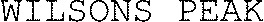 WILSONS PEAK_logo