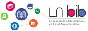 LA bib Le réseau des bibliothèques de Laval Agglomération_logo