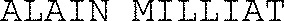 ALAIN MILLIAT_logo