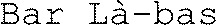Bar Là-bas_logo