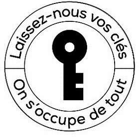 Laissez-nous vos clés On s'occupe de tout_logo