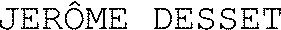 JERÔME DESSET_logo