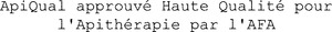 ApiQual approuvé Haute Qualité pour l'Apithérapie par l'AFA_logo