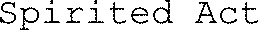 Spirited Act_logo