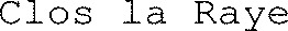 Clos la Raye_logo