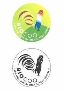 BIO COQ 100% BIO, 100% OCCITANIE, 100% FRANCAIS_logo