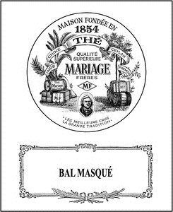 MAISON FONDEE EN 1854 THE CHENE CEYLAN QUALITE SURPERIEURE MARIAGE FRERES MF " LES MEILLEURS CRUS LA GRANDE TRADITION " BAL MASQUE_logo